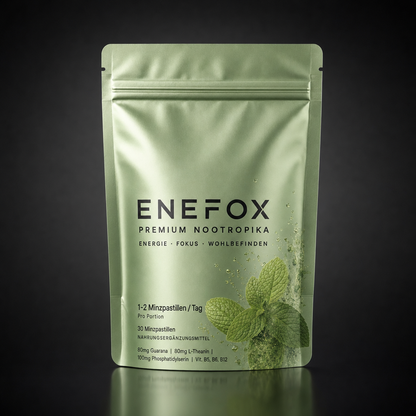 ENEFOX — Ruhiger Fokus. Ohne Kaffee-Crash.